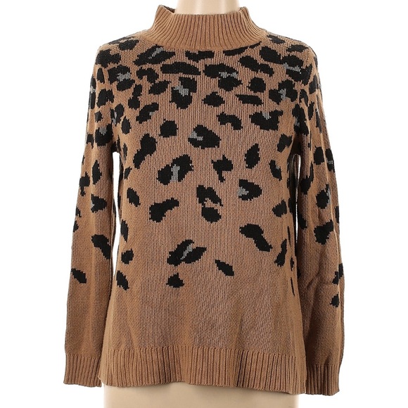 Old Navy Leopard Print Sweater size‎ L - Picture 1 of 3